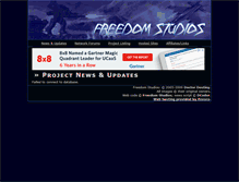 Tablet Screenshot of freedomstudios.net
